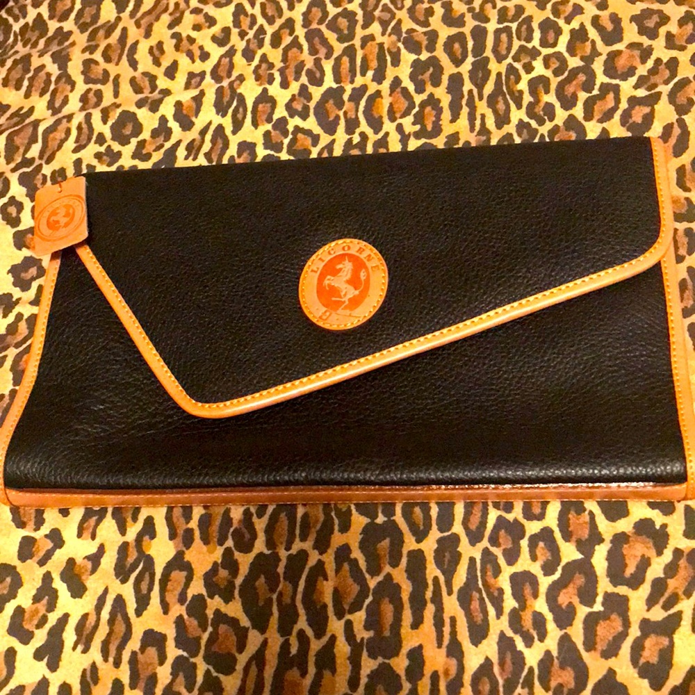 LICORNE leather clutch